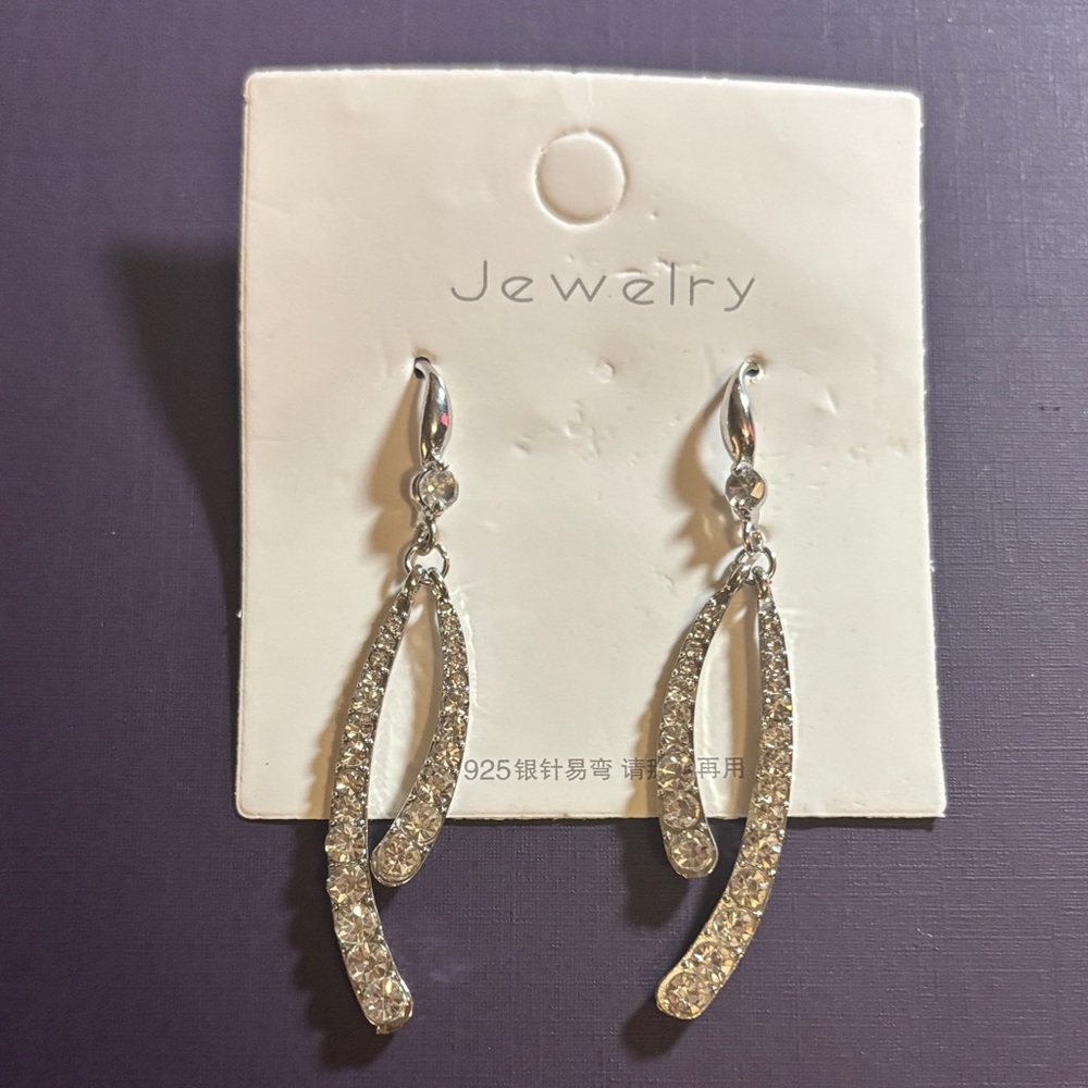 Elegant Silver Dangle Earrings